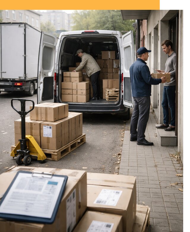 Доставка грузов от двери до двери с таможней от 46827 руб.