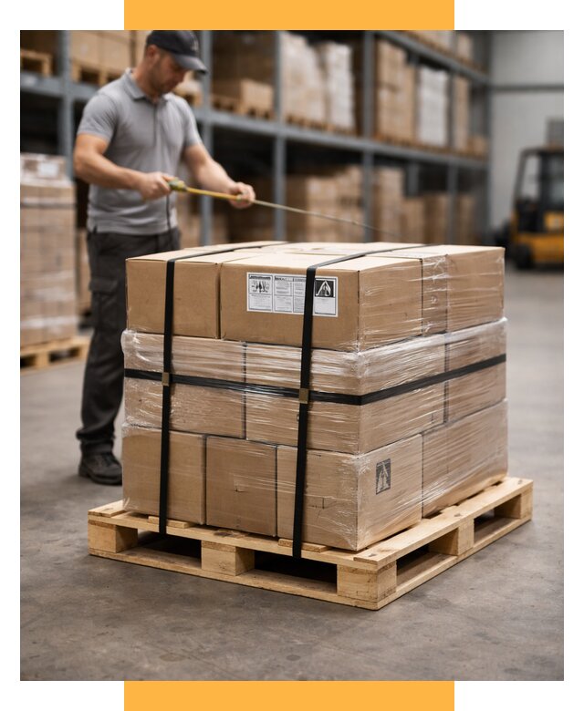 Упаковка и паллетирование грузов от 3642 р. | СетСервис-Кмр