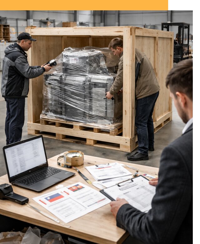 Доставка промышленного оборудования из США от 67639 руб