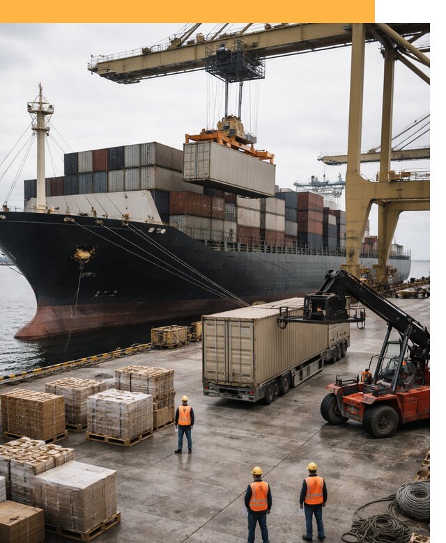 Морские перевозки из Индии: доставка FCL/LCL, таможня от 124872