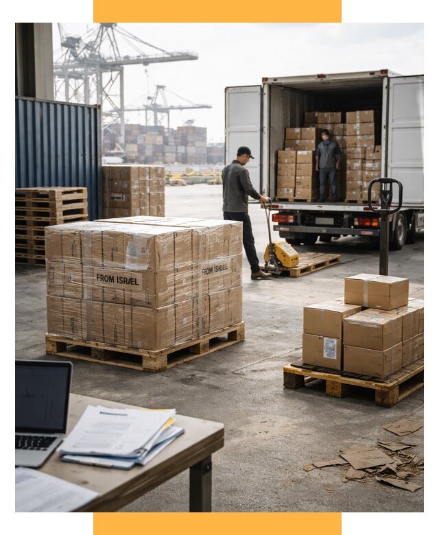 Доставка грузов из Израиля от 15609 р., логистика от СетСервис-Кмр