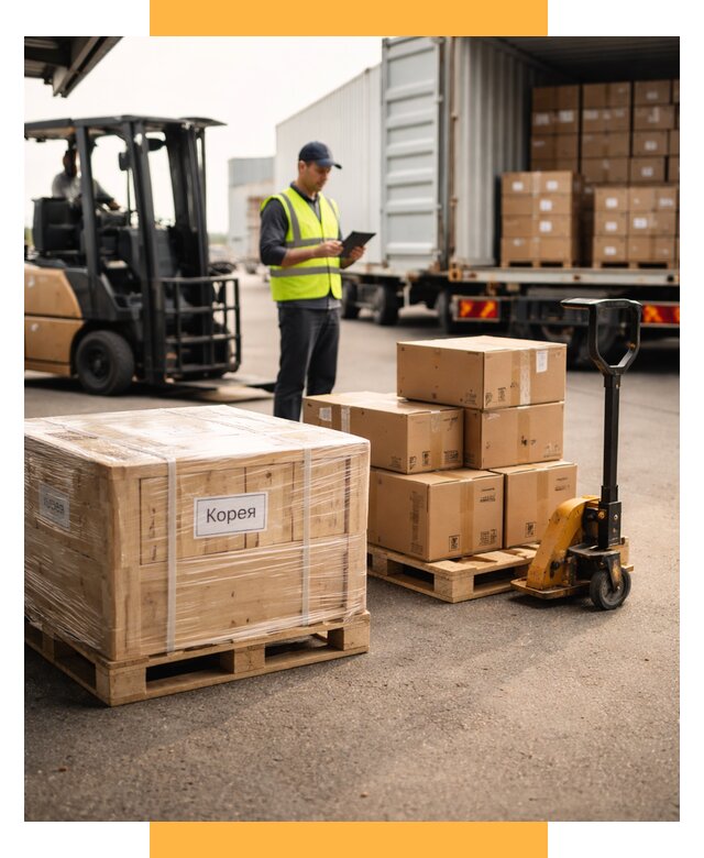 Доставка грузов в Корею из России от 36421 р. | СетСервис-Кмр