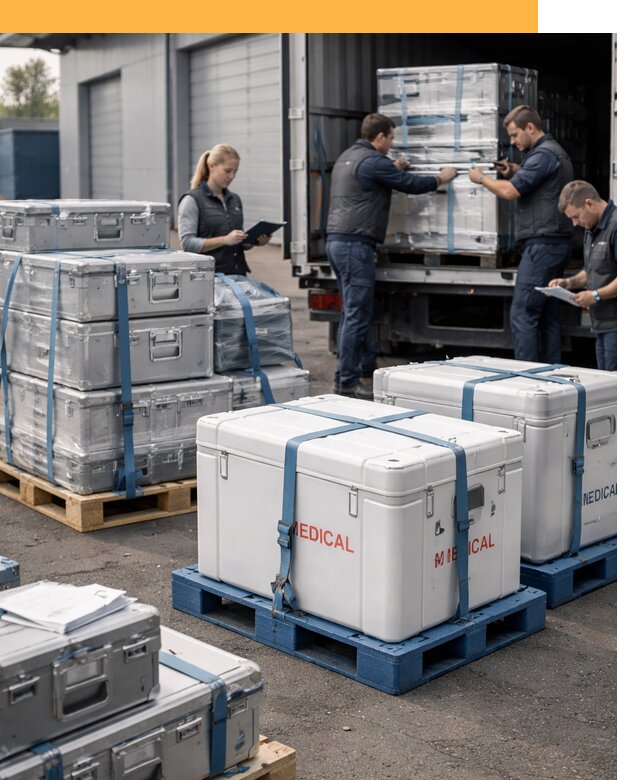 Перевозка медицинского оборудования по всему миру от 15609 руб