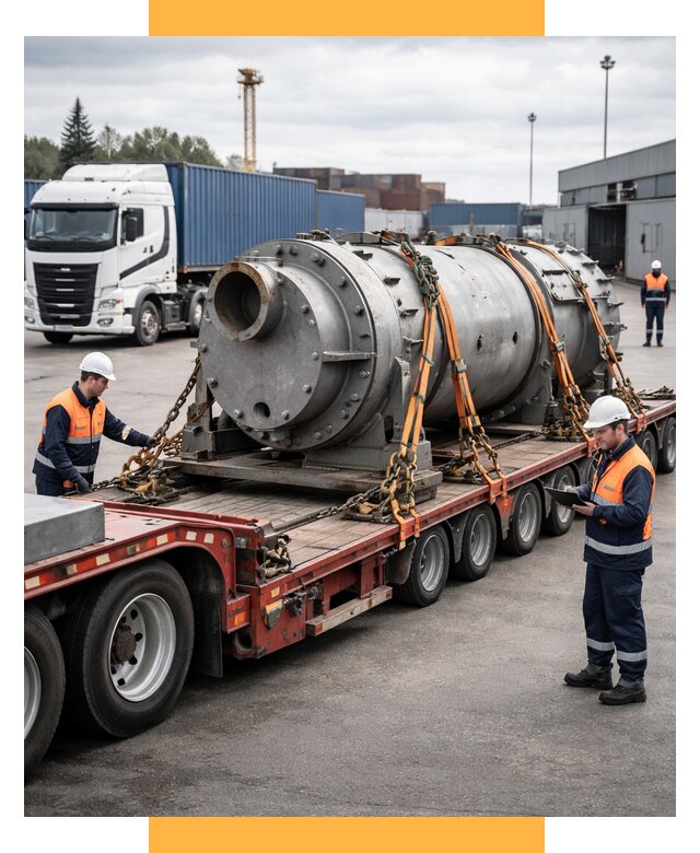 Перевозка тяжеловесных грузов под ключ от 156090 р. | СетСервис-Кмр