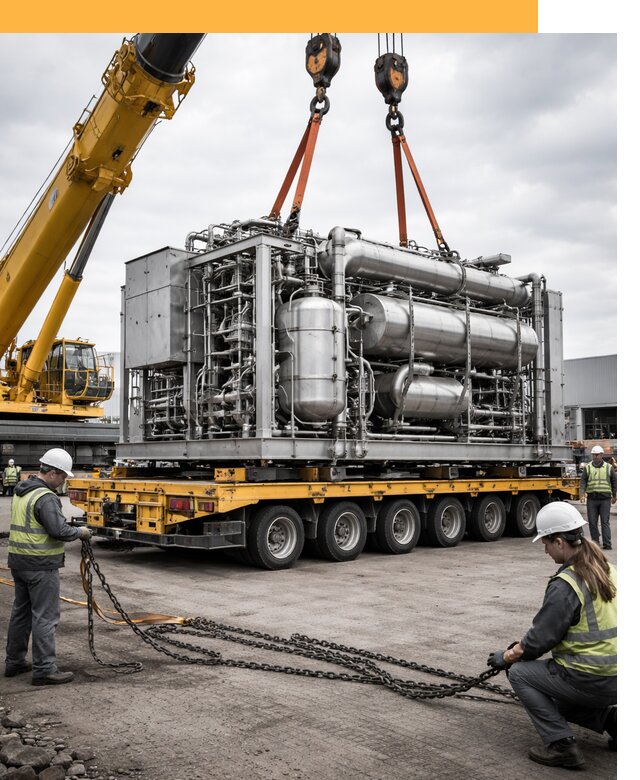 Перевозка тяжеловесных грузов по миру от 156090 руб