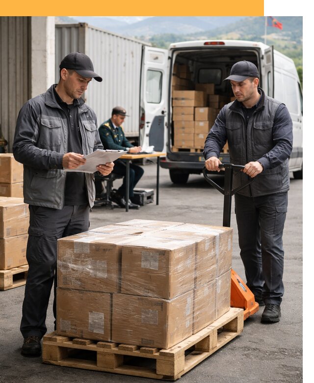 Доставка грузов через Армению, быстрая таможенная очистка от 26015