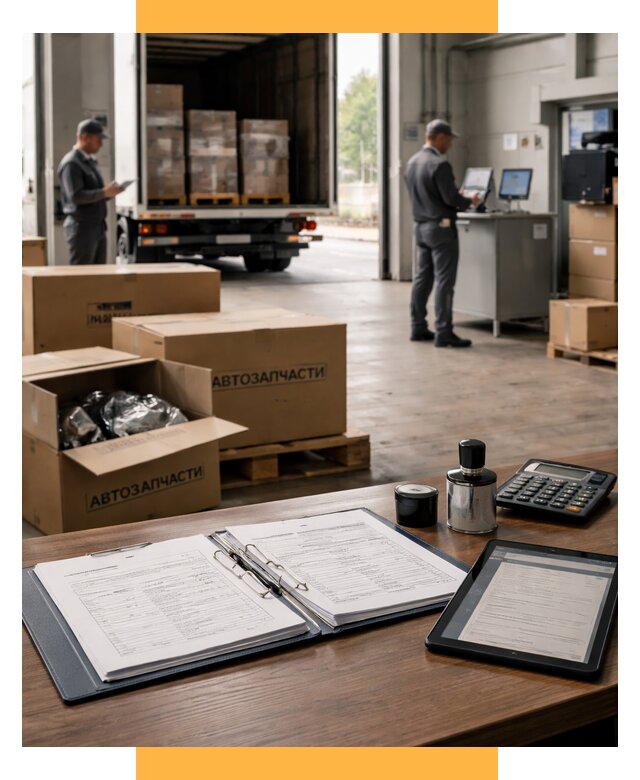 Таможенное оформление автозапчастей под ключ от 8845 р., СетСервис-Кмр