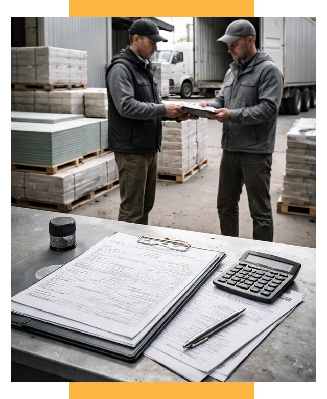 Таможенное оформление стройматериалов от 8845 р. | СетСервис-Кмр