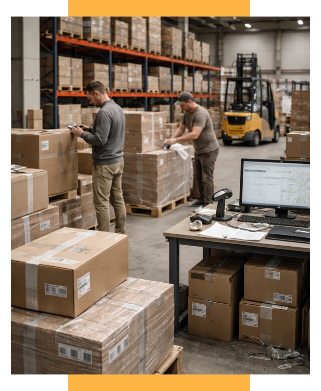 Склад консолидации в Европе от 6764 р., услуги СетСервис-Кмр