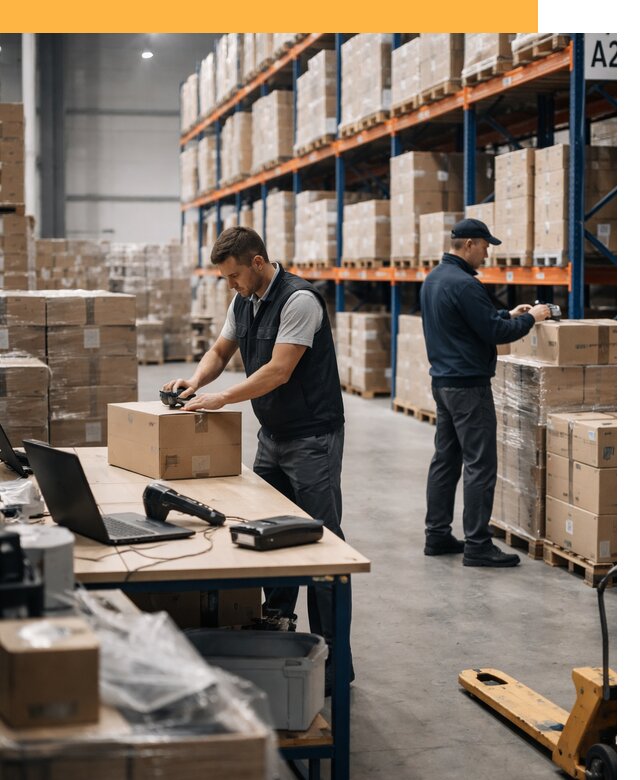 Склад консолидации в Европе: хранение, сортировка от 6764